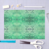 Abstrakte grüne Juwelton kaliedoscope Blasen Seidenpapier (Handwerk)