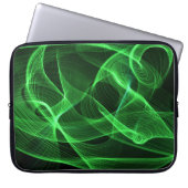 ABSTRAKTE grüne Laptop-Hülsen Laptopschutzhülle (Vorderseite)