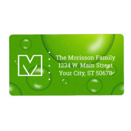 Abstrakte grüne Limone Tropfen