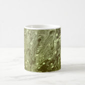 Abstrakte grüne Malerei Kaffeetasse (Mittel)