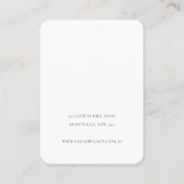 Abstrakte grüne Orangenblende 4 Studentenvorführun Visitenkarte (Rückseite)