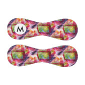 Abstrakte grüne, rote Tapete Baseball (Paneele)