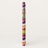 Abstrakte grüne, rote Tapete Case-Mate iPhone Hülle (Hinten/Links)