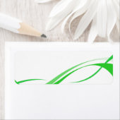 Abstrakte grüne Swoosh-Linien (Insitu)