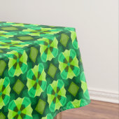 Abstrakte grüne Tablette Tischdecke (Beispiel)
