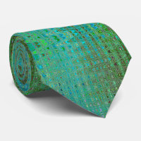 Abstrakte, grüne und blaue Retro Boomerang Waves