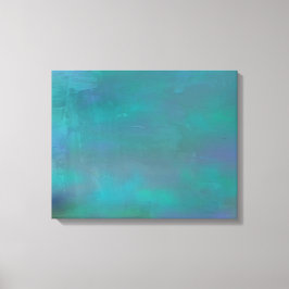 Abstrakte grüne und Lila Ruhe Leinwanddruck