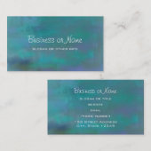 Abstrakte grüne und Lila Ruhe Visitenkarte (Vorne/Hinten)