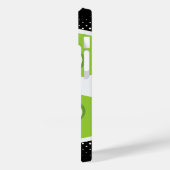 Abstrakte, grüne und schwarze Kurve Case-Mate iPhone Hülle (Rückseite / Links)