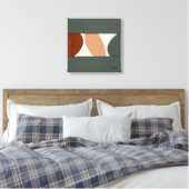Abstrakte, grüne Wandkunst Leinwanddruck (Insitu (Schlafzimmer))