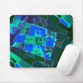Abstrakte grüne Weideflächen und blauer Himmel, ei Mousepad (Mit Mouse)