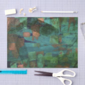 Abstrakte Grünflora Natur Liebhaber des Waldes Seidenpapier (Handwerk)