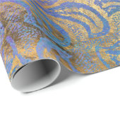 Abstrakte Grunge-Goldtexte Geschenkpapier (Rolleneckpunkt)