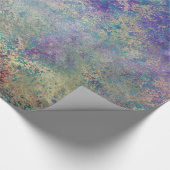 Abstrakte Grunge-Goldtexte Geschenkpapier (Ecke)