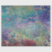 Abstrakte Grunge-Goldtexte Geschenkpapier (Flach)
