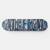 Abstrakte Grunge Graffiti Street Art Skateboard (Horizontal)