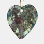 Abstrakte Grunge Grafikdesign-Kunst in Rot-Blau Keramikornament (Links)