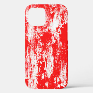Abstrakte Grunge-Illustration Tintenpinsel-Effekt  iPhone 12 Hülle