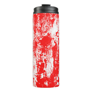 Abstrakte Grunge-Illustration Tintenpinsel-Effekt  Thermosbecher