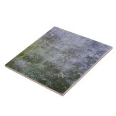 Abstrakte Grunge Moss bedeckte Steinwand Textur Fliese (Seite)