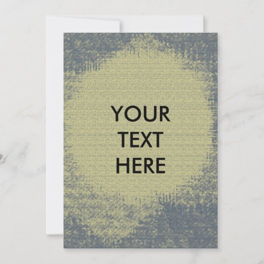 Abstrakte Grunge Tetxure Blank Einladung (Vorderseite)