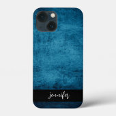 Abstrakte Grunge-Textur mit individuellem Namen Case-Mate iPhone Hülle (Rückseite)