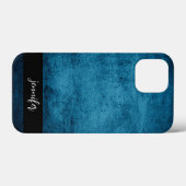 Abstrakte Grunge-Textur mit individuellem Namen Case-Mate iPhone Hülle (Rückseite (Horizontal))