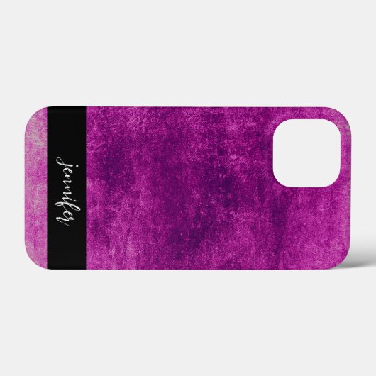 Abstrakte Grunge-Textur mit individuellem Namen Case-Mate iPhone Hülle (Rückseite (Horizontal))