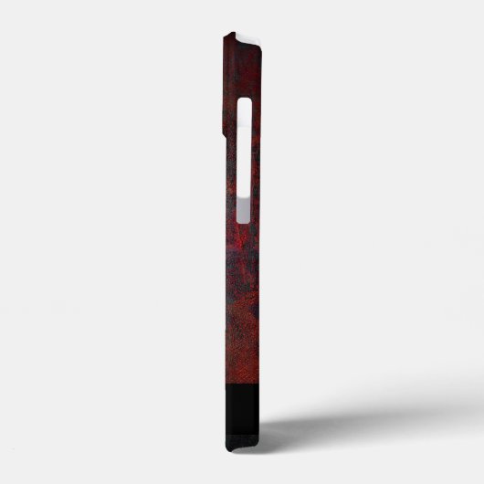 Abstrakte Grunge-Textur mit individuellem Namen Case-Mate iPhone Hülle (Rückseite / Links)