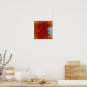 Abstrakte Grunge Tree Canvas Print Poster (Küche)
