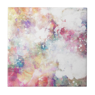 Abstrakte Grungebeschaffenheit mit Watercolorfarbe Fliese