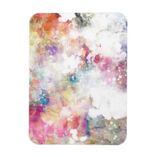 Abstrakte Grungebeschaffenheit mit Watercolorfarbe Magnet