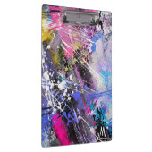 Abstrakte, grungelige Farbe Klemmbrett (Rechts)