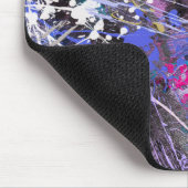 Abstrakte, grungelige Farbe Mousepad (Ecke)