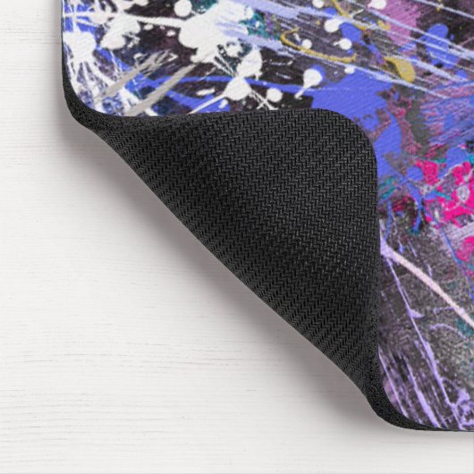 Abstrakte, grungelige Farbe Mousepad (Ecke)