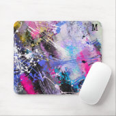 Abstrakte, grungelige Farbe Mousepad (Mit Mouse)