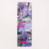 Abstrakte, grungelige Farbe Yogamatte (Vorderseite)