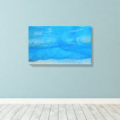 abstrakte grungy Lackstruktur Leinwanddruck (Insitu (Holzboden))