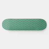 Abstrakte Grünwelle Skateboard (Horizontal)