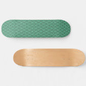 Abstrakte Grünwelle Skateboard (Horizontal)