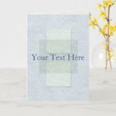 Abstrakte Grußkarte Karte (Gelbe Blume)