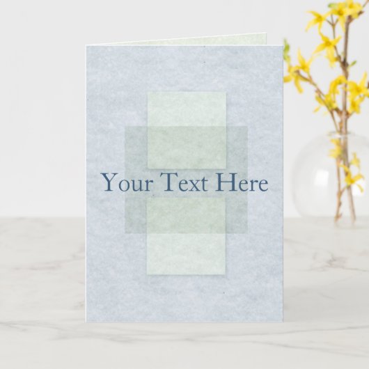 Abstrakte Grußkarte Karte (Gelbe Blume)