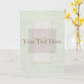 Abstrakte Grußkarte Karte (Gelbe Blume)