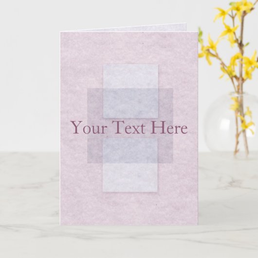 Abstrakte Grußkarte Karte (Gelbe Blume)