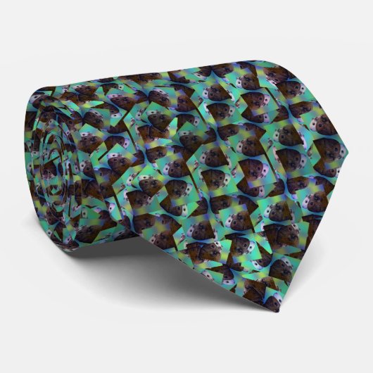 Abstrakte Guinea Schweine, Necktie Krawatte (Gerollt)