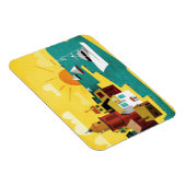 Abstrakte Hafenstadt Magnet (Rechte Seite)