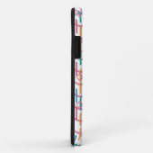 Abstrakte Halbkreise Mod Op Fusion Art Muster Case-Mate iPhone Hülle (Hinten/Rechts)