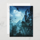 Abstrakte Halloween-Hintergründe Postkarte (Vorne/Hinten)