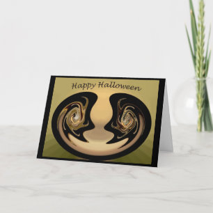 Abstrakte Halloween-Karte Nr. 2 Karte