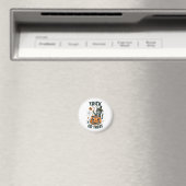 Abstrakte Halloween-Katze Magnet (In Situ (Geschirrspüler))